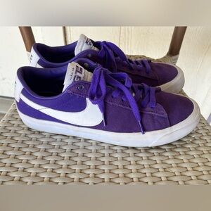 GT Grant Taylor Purple Suede Nike size M10.5